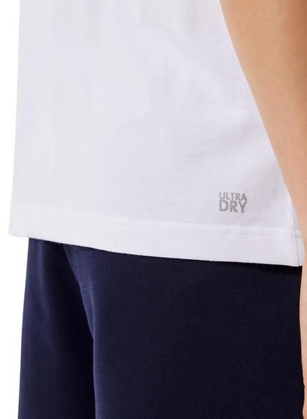 Lacoste T-Shirt Blanco con logo