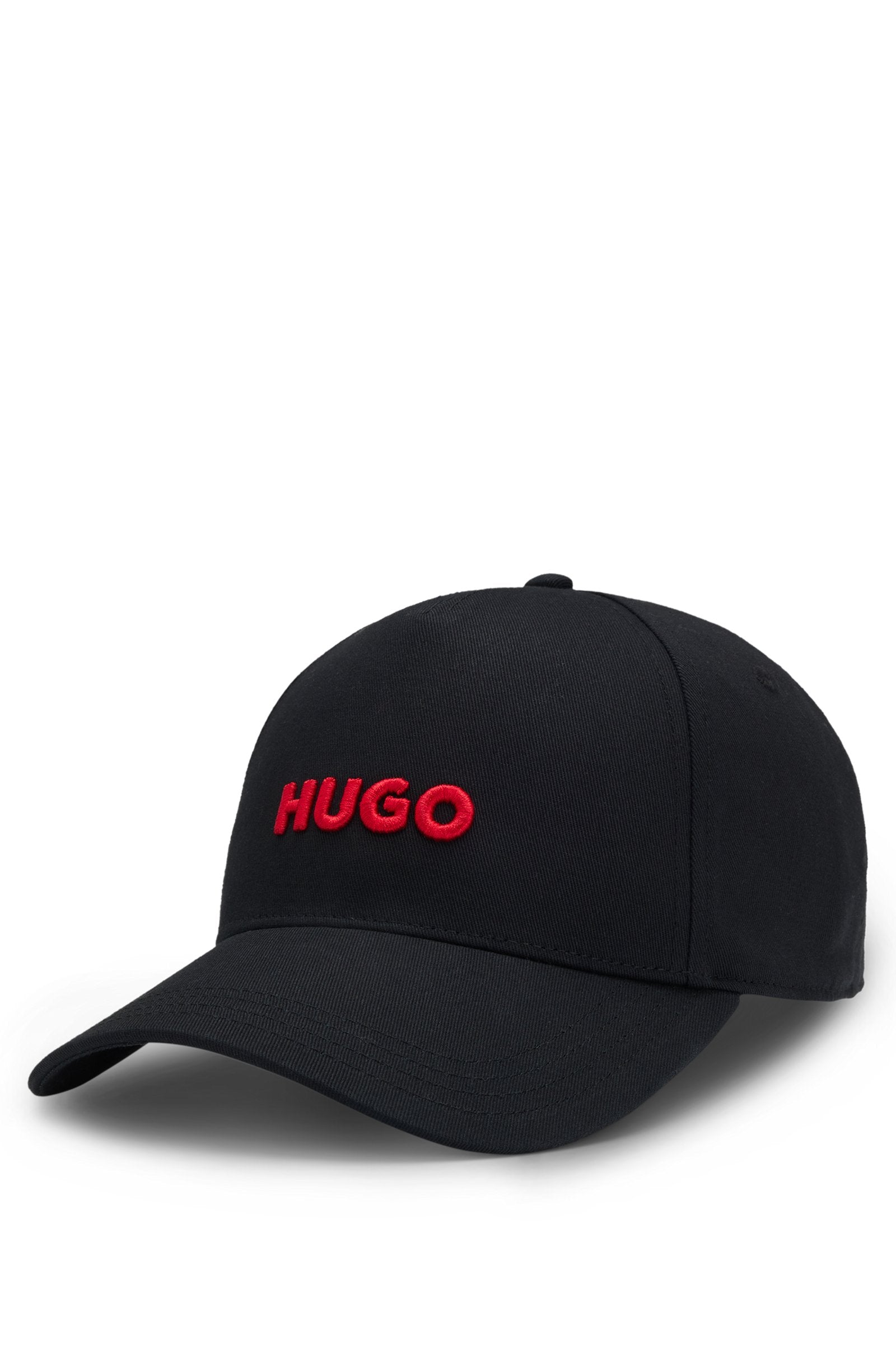 Gorra de sarga de algodón con logo