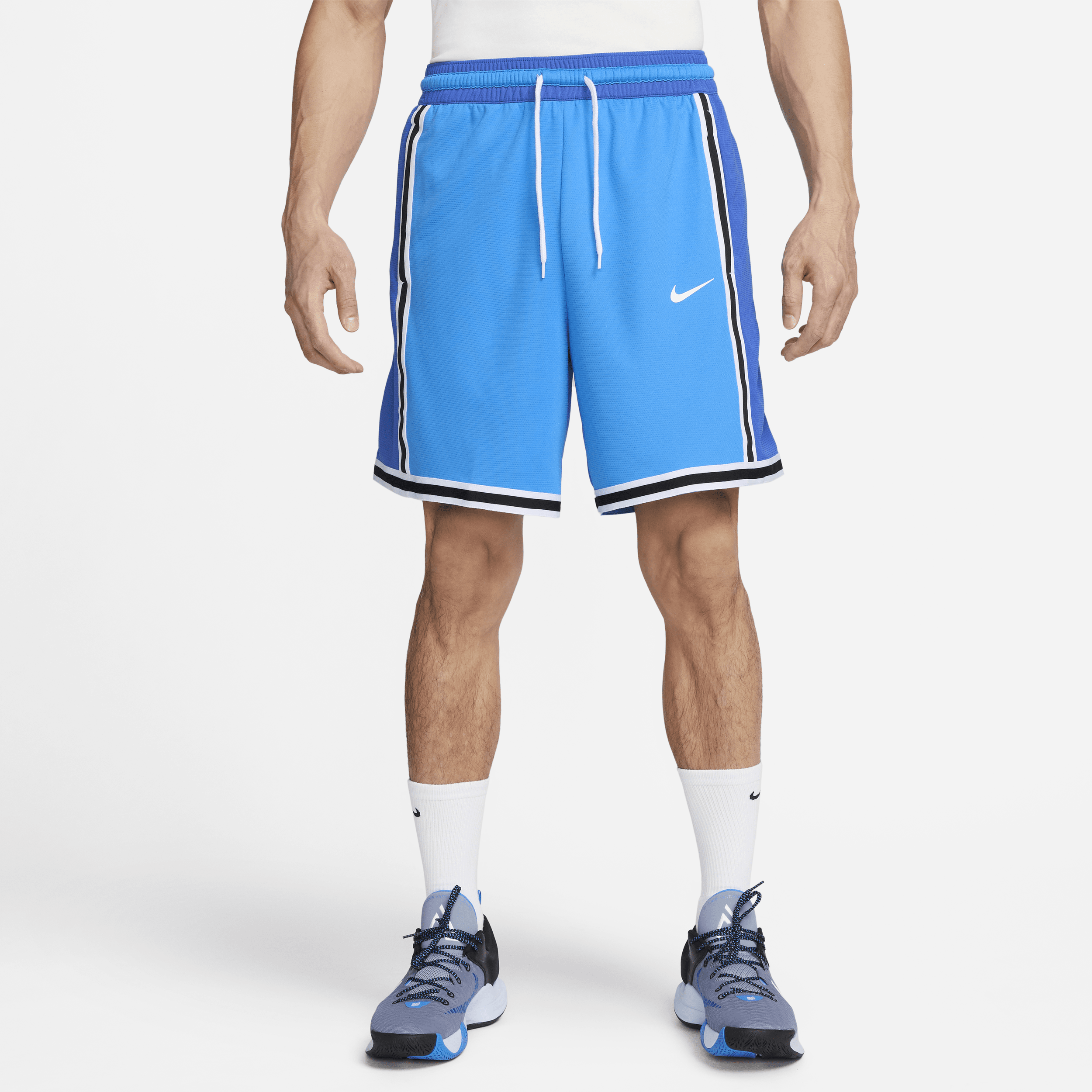 Nike Hombre Dri-fit Dna+ Basketball Shorts In Blue
