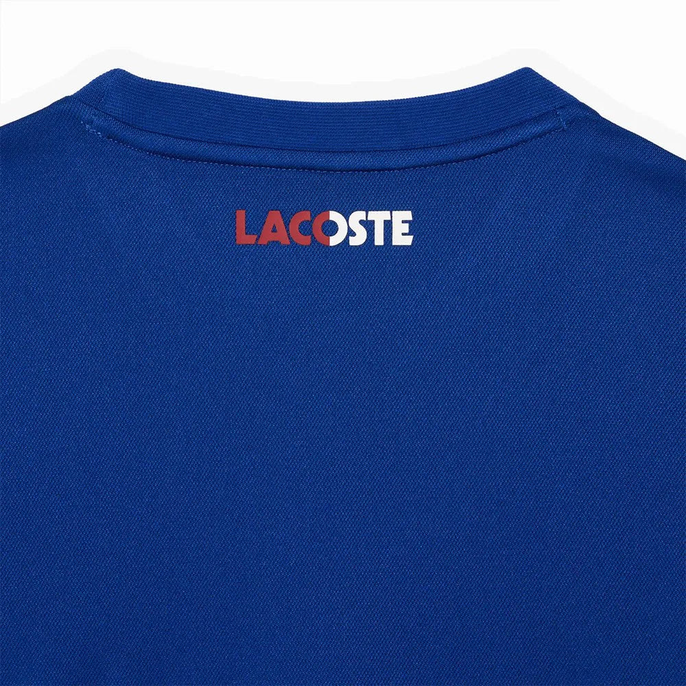 Lacoste Polera Azul con logo SH7519