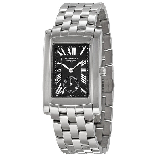 Longines DolceVita Black Dial Stainless Steel Bracele Hombre Watch
