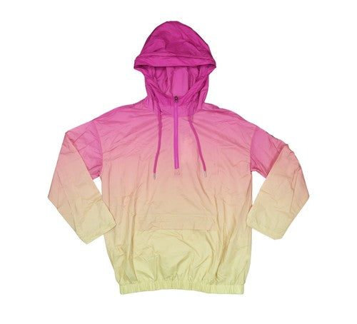 Calvin Klein Jeans 1/2 Zip Ombre Water Resistant Hooded Jacket