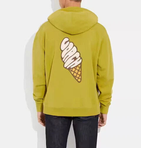 Coach Polera gráfica para helado de oliva dorada